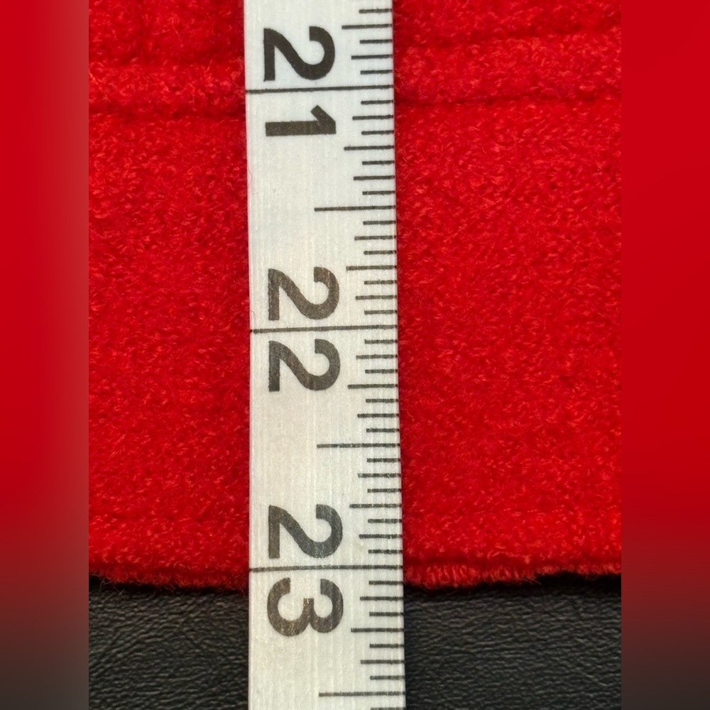 Tahari Wool Blend Red asymmetrical Jacket Womens size XS. NWT - Picture 12 of 12
